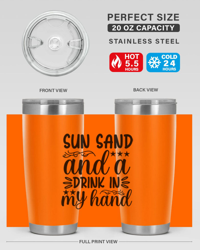Sunsandandadrink 482#- zodiac- Tumbler
