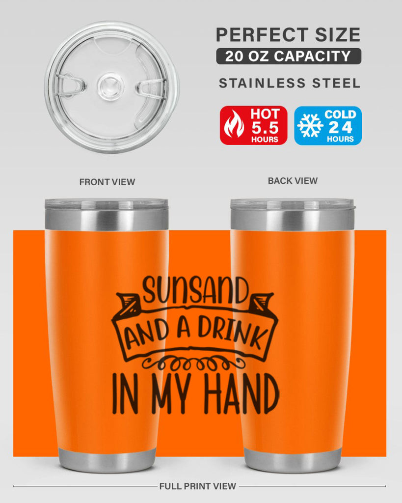 Sunsandandadrinkin 483#- zodiac- Tumbler