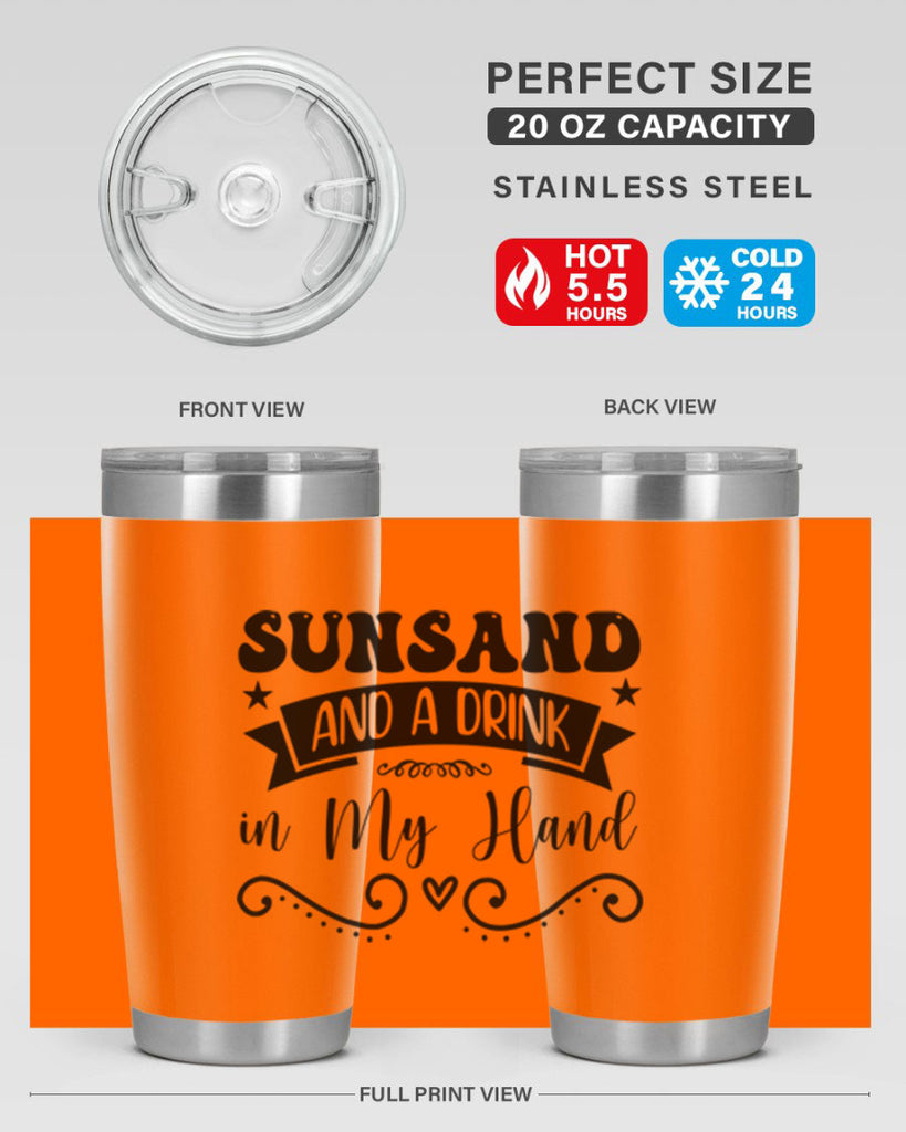 Sunsandandadrinkin 484#- zodiac- Tumbler