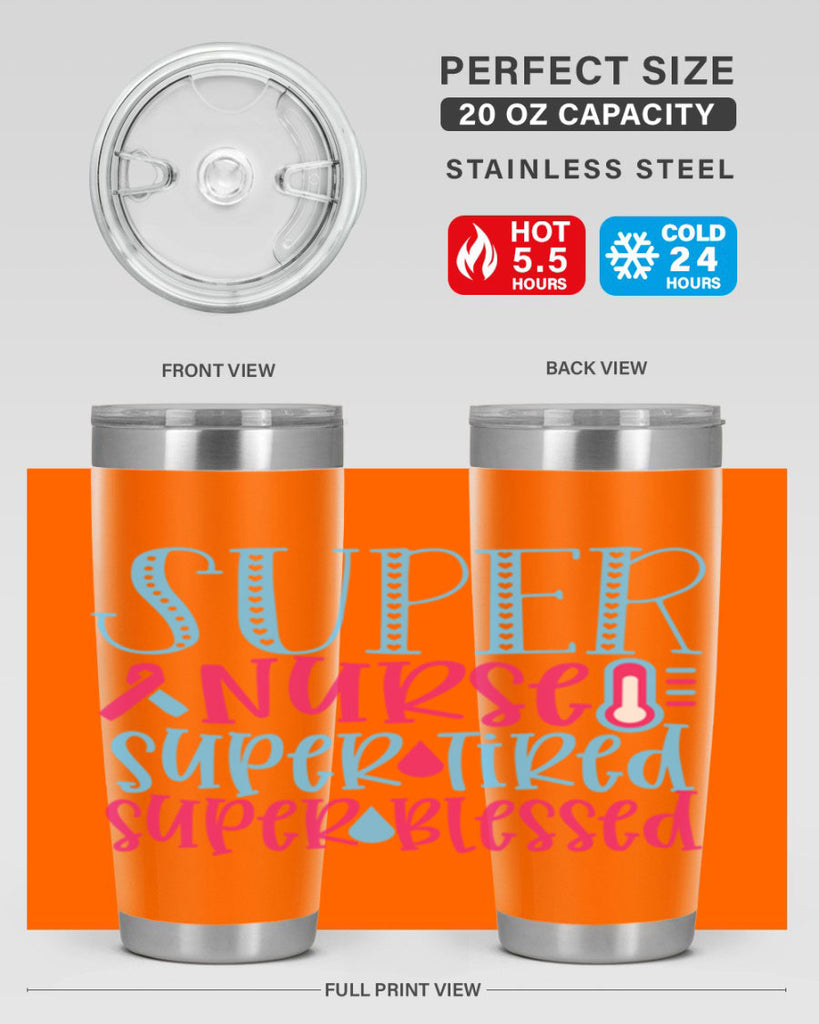 Super Nurse Super Tired Style Style 23#- nurse- tumbler