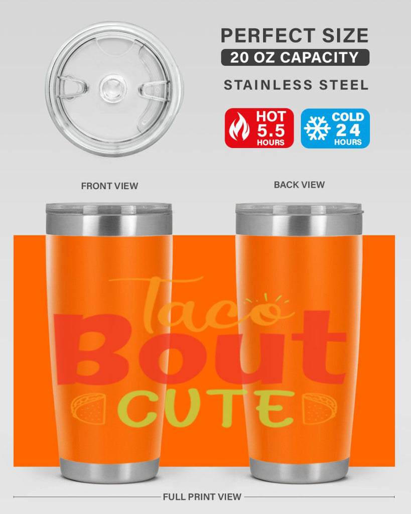 Taco Bout cute Style 198#- baby- tumbler