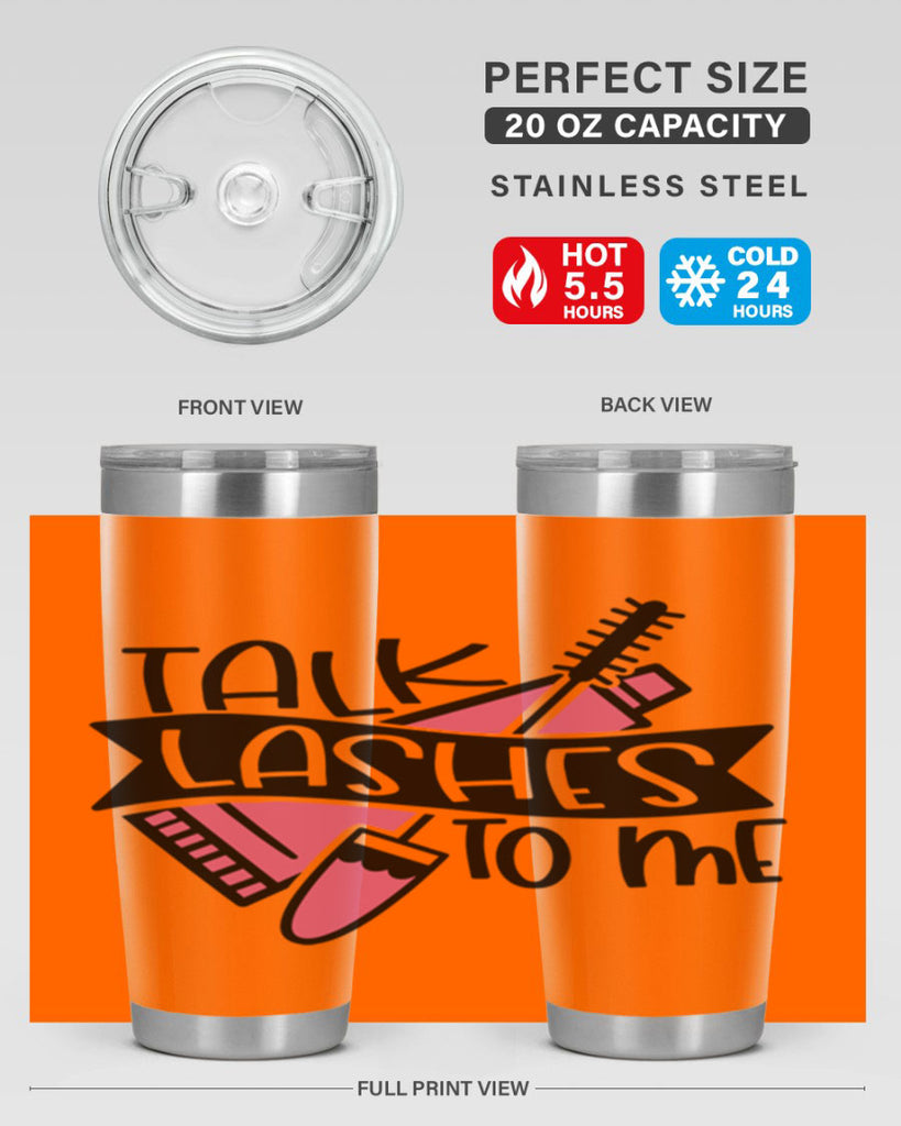 Talk Lashes To Me Style 17#- make up- Tumbler