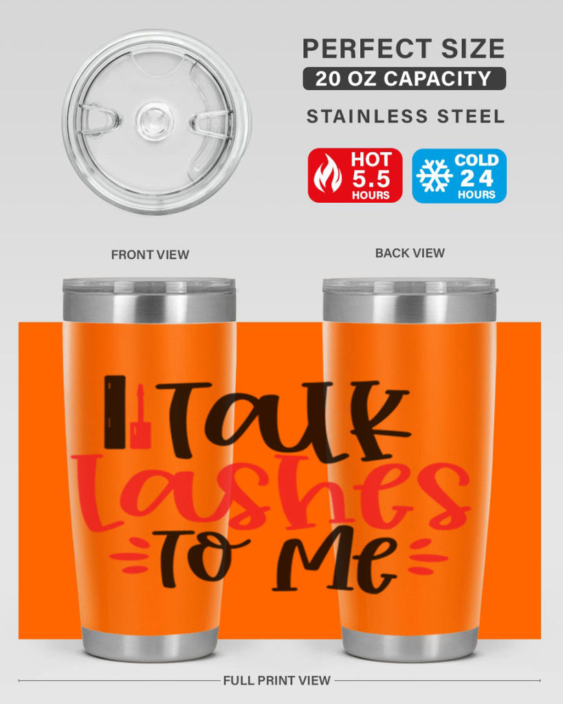 Talk Lashes To Me Style 219#- make up- Tumbler