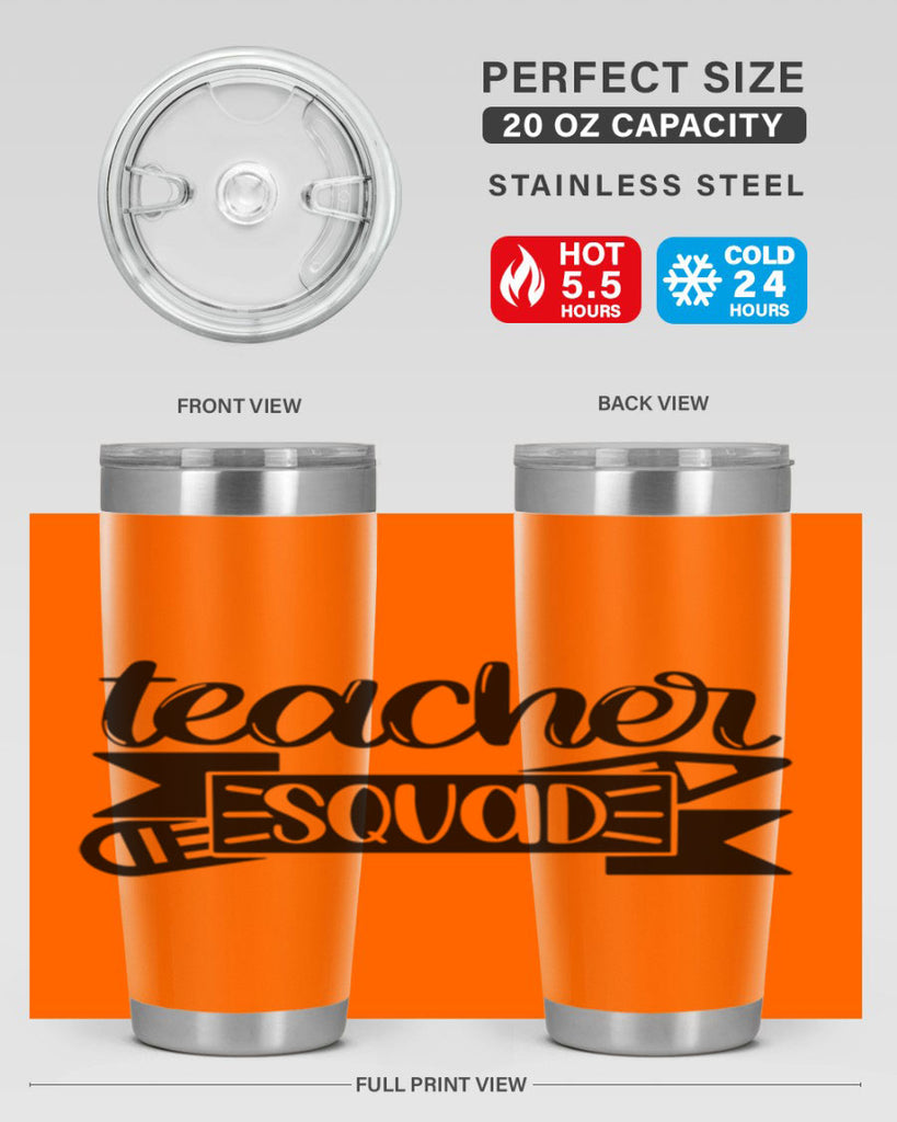 Teacher Squad Style 48#- teacher- tumbler
