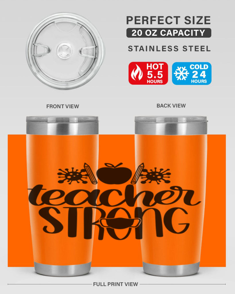 Teacher Strong Style 47#- teacher- tumbler