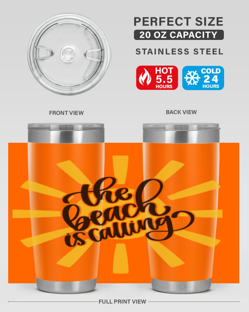 The Beachy Is Calling Style 10#- summer- Tumbler