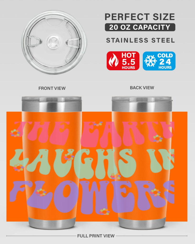 The earth laughs in flowers 532#- spring- Tumbler