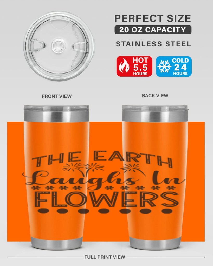 The earth laughs in flowers 533#- spring- Tumbler