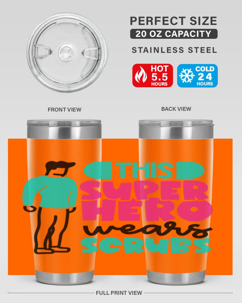 This Superhero Wears Scrubs Style Style 19#- nurse- tumbler