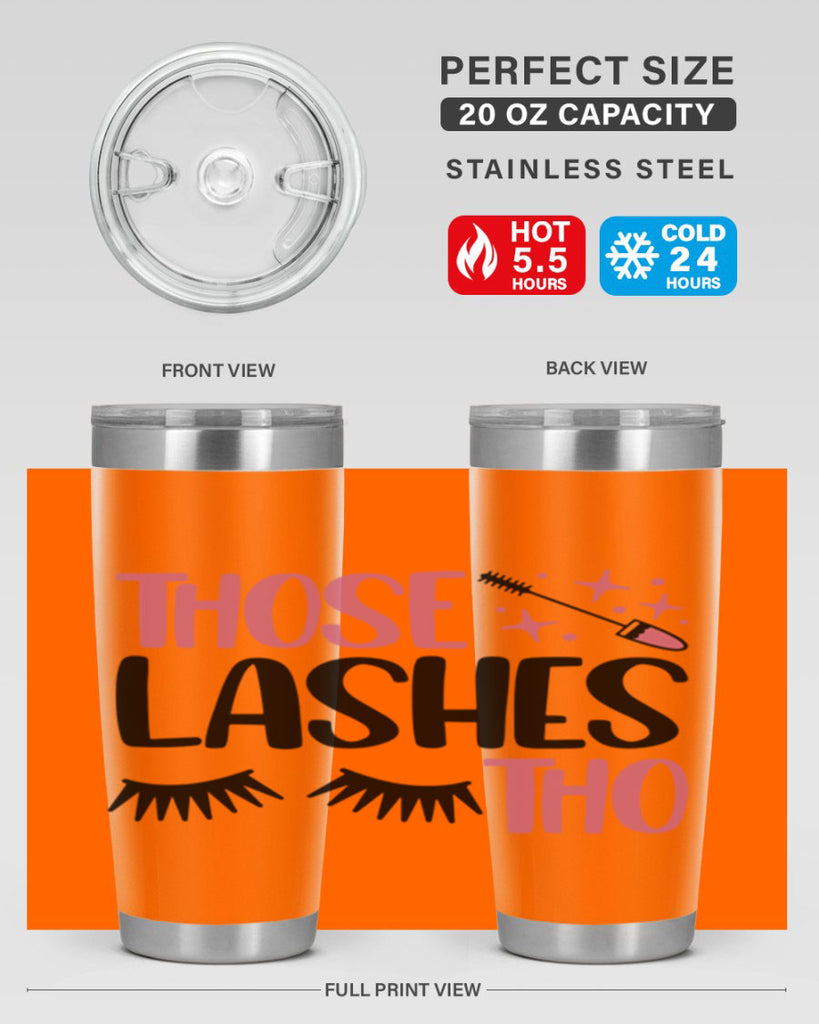 Those Lashes Tho Style 11#- make up- Tumbler
