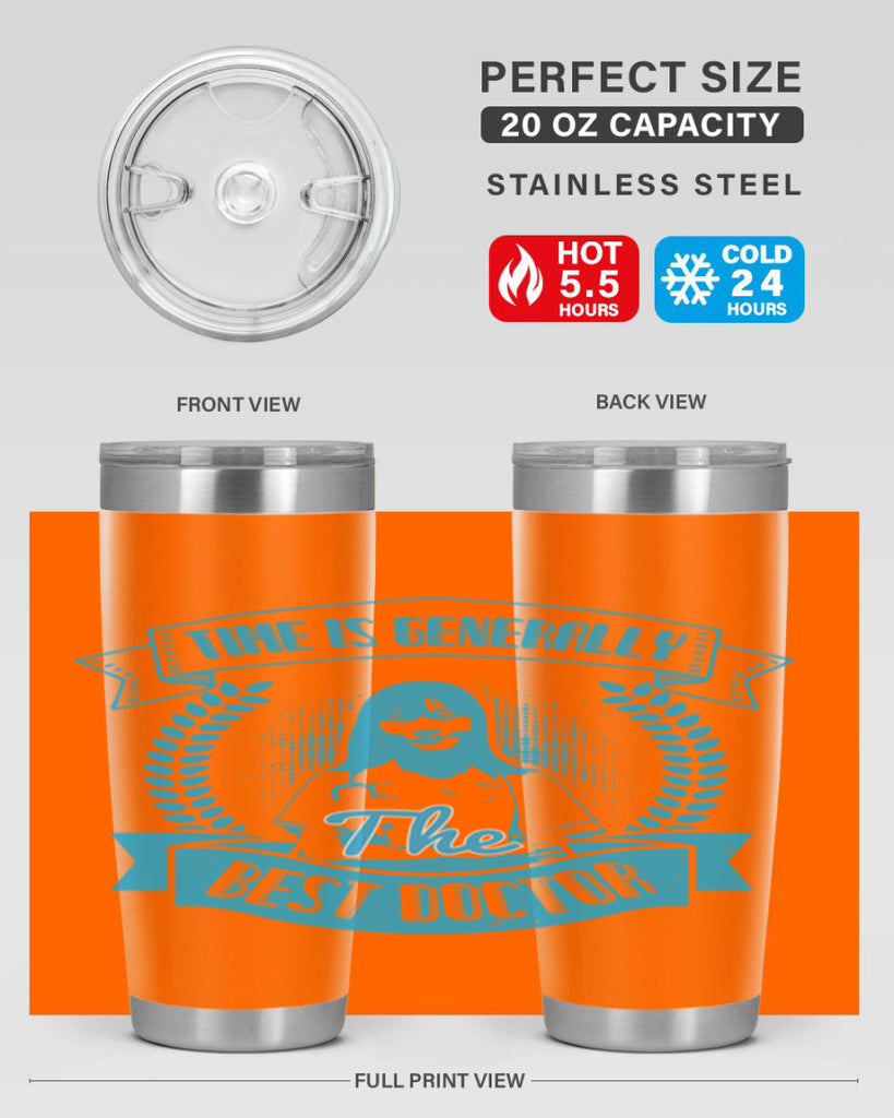 Time is generally the best doctor Style 12#- medical- tumbler