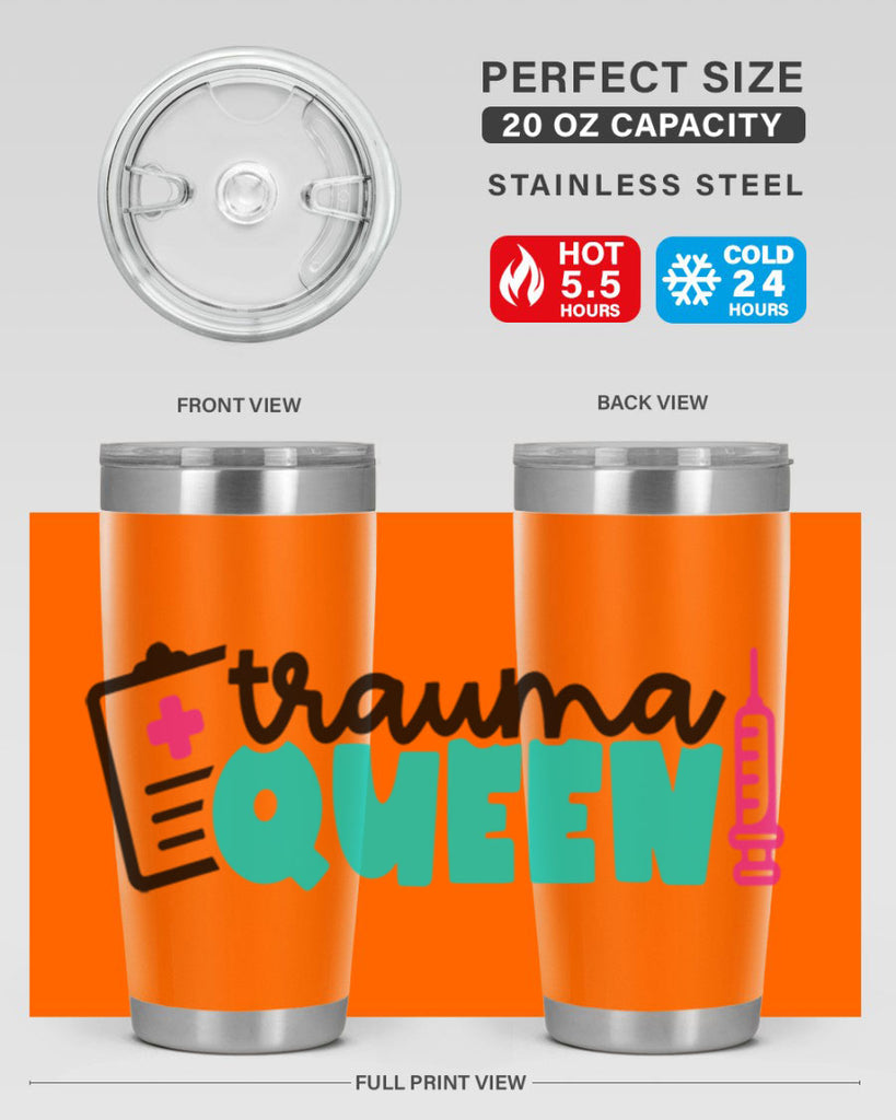 Trauma Queen Style Style 11#- nurse- tumbler