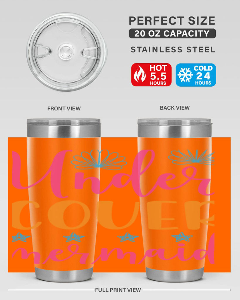 Under Cover Mermaid Design 653#- mermaid- Tumbler