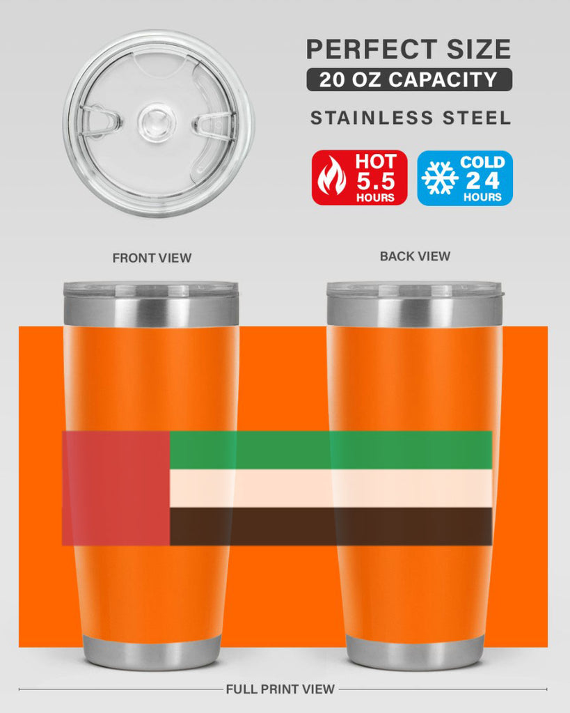 United Arab Emirates 12#- world flags- Tumbler