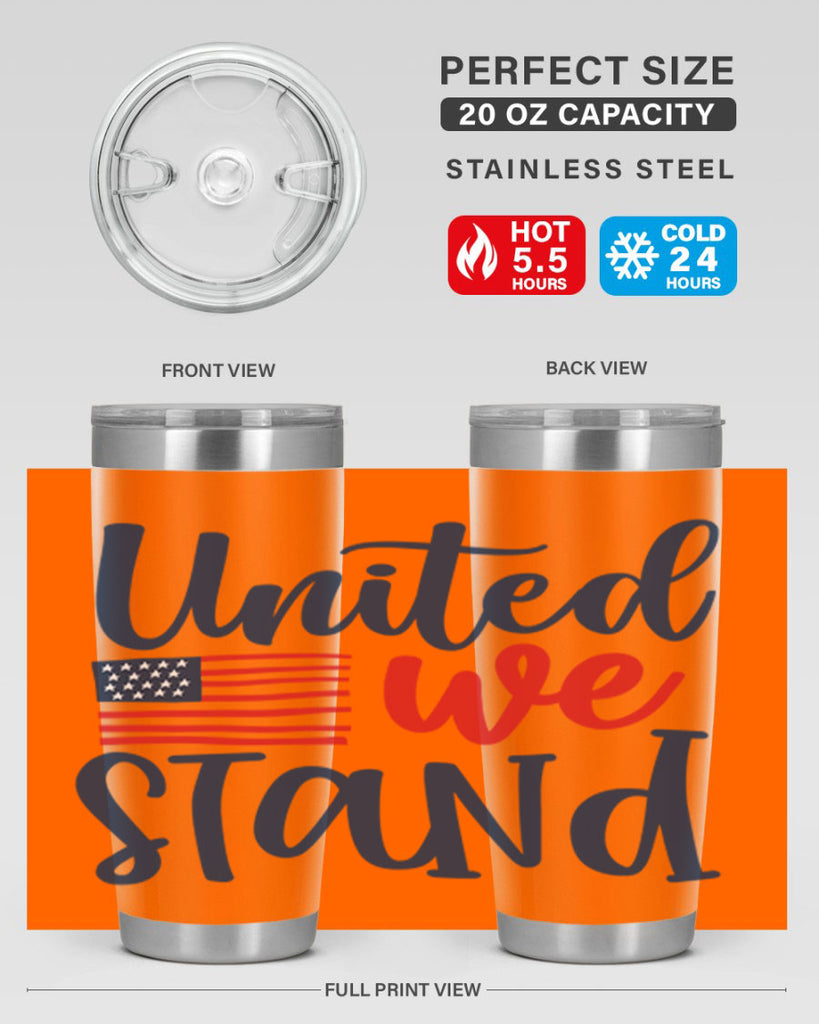 United we stand Style 9#- Fourt Of July- Tumbler