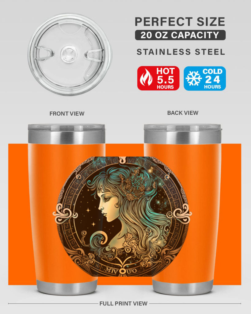 Virgo 526#- zodiac- Tumbler