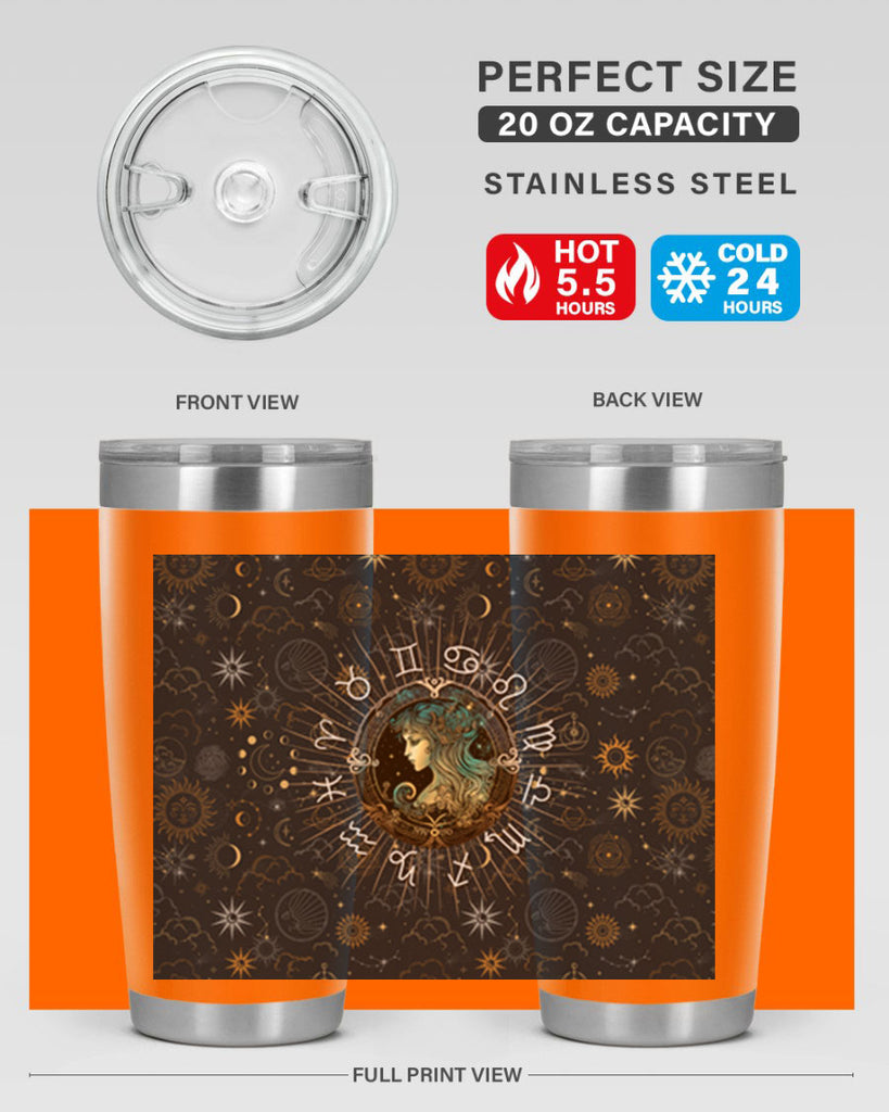 Virgo Straight 529#- zodiac- Tumbler