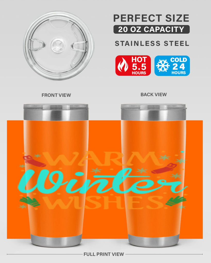 Warm Winter Wishes 465#- winter- Tumbler