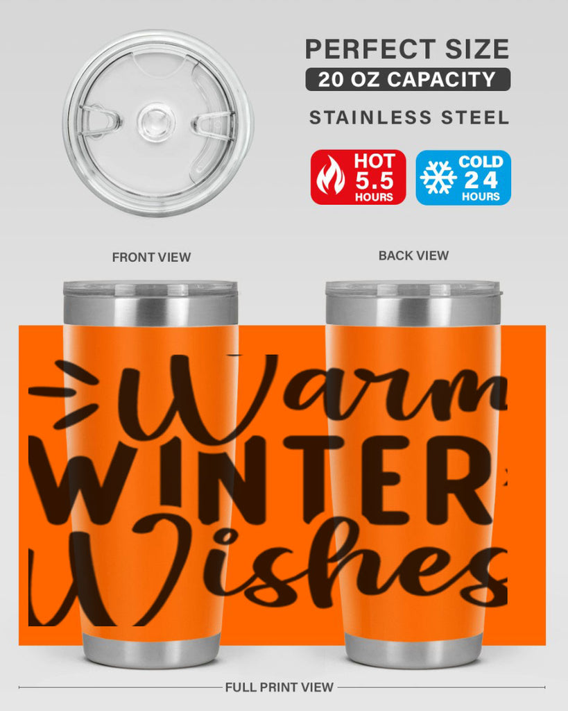 Warm Winter Wishes459#- winter- Tumbler