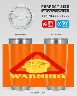 Warning Style 12#- duck- Tumbler