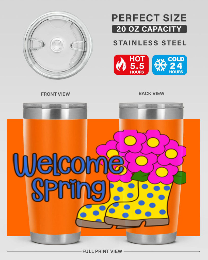 Welcome Spring rainboots page577#- spring- Tumbler
