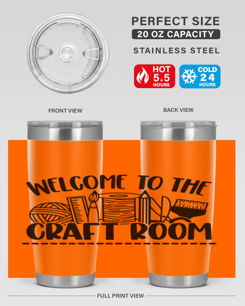 Welcome To the Craft Room 1#- crafting- Tumbler