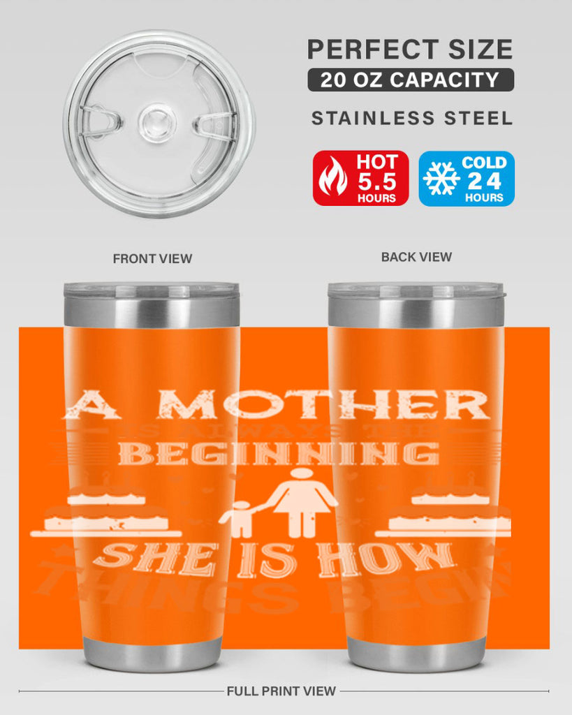 a mother is your first friend 12#- mothers day- Tumbler