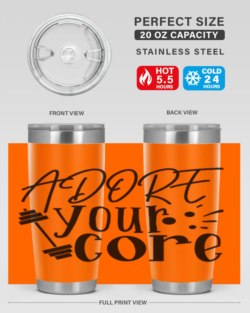 adore your core Style 111#- summer- Tumbler