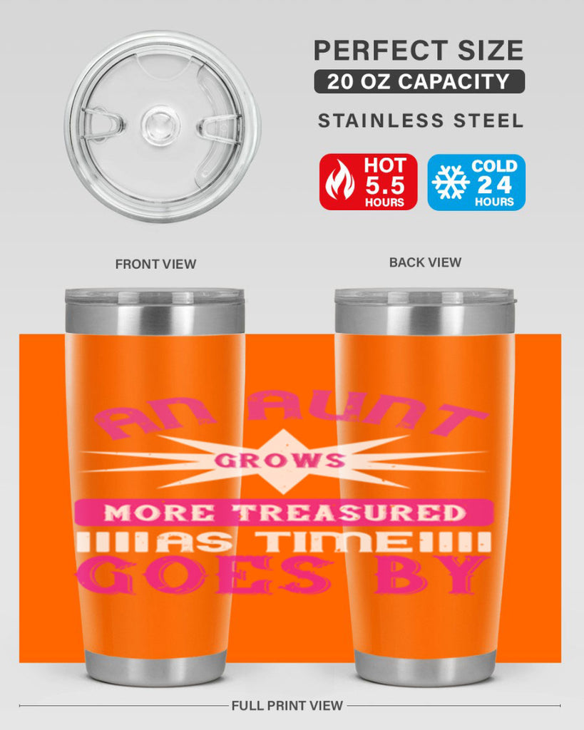 an aunt grows more treasured as time goes by 220#- mom- Tumbler