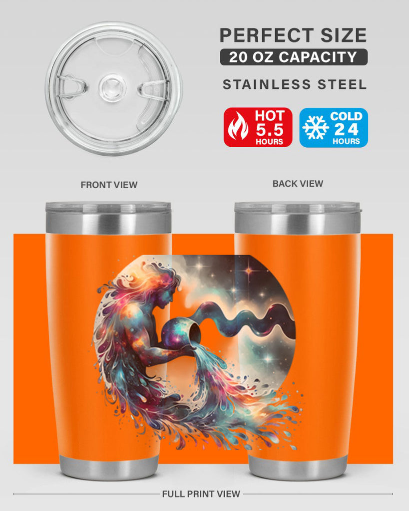 aquarius 88#- zodiac- Tumbler