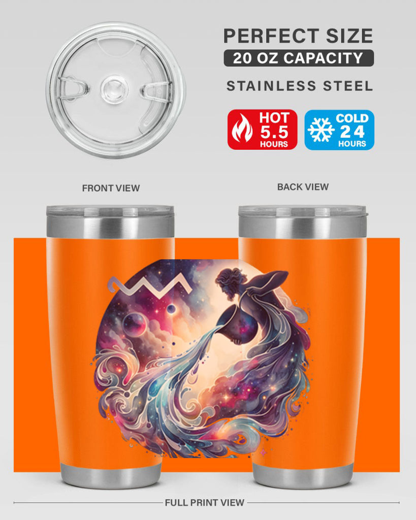 aquarius 89#- zodiac- Tumbler