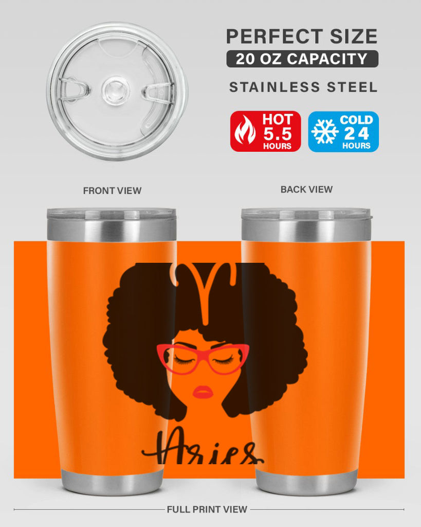 aries 122#- zodiac- Tumbler