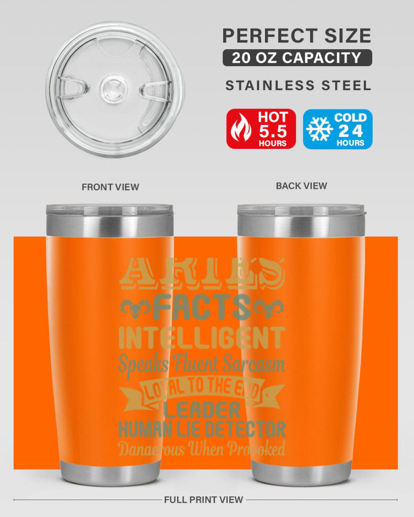aries 123#- zodiac- Tumbler