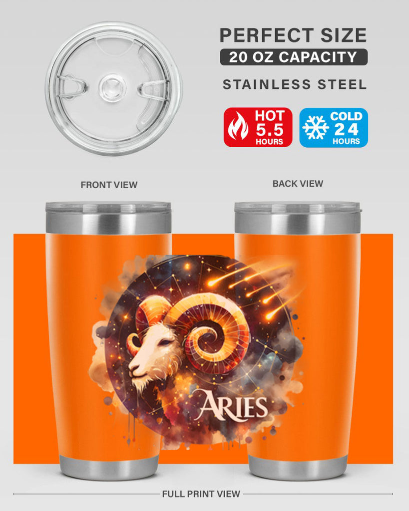 aries 127#- zodiac- Tumbler
