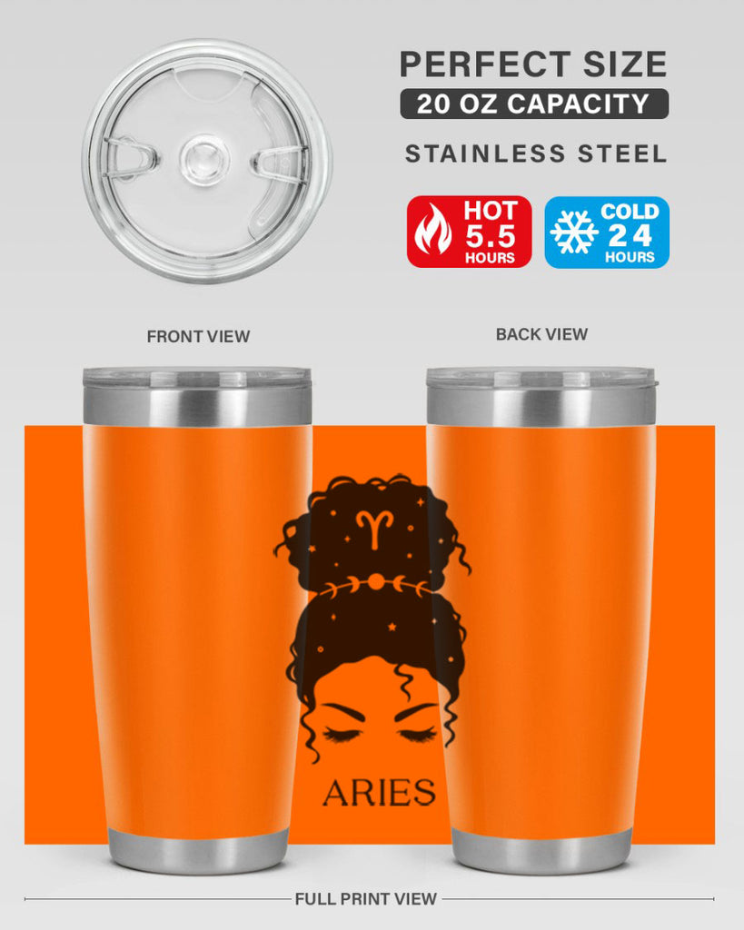 aries 132#- zodiac- Tumbler