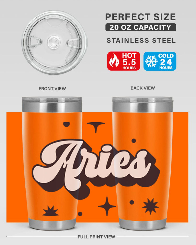 aries 133#- zodiac- Tumbler