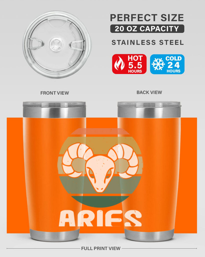 aries 134#- zodiac- Tumbler