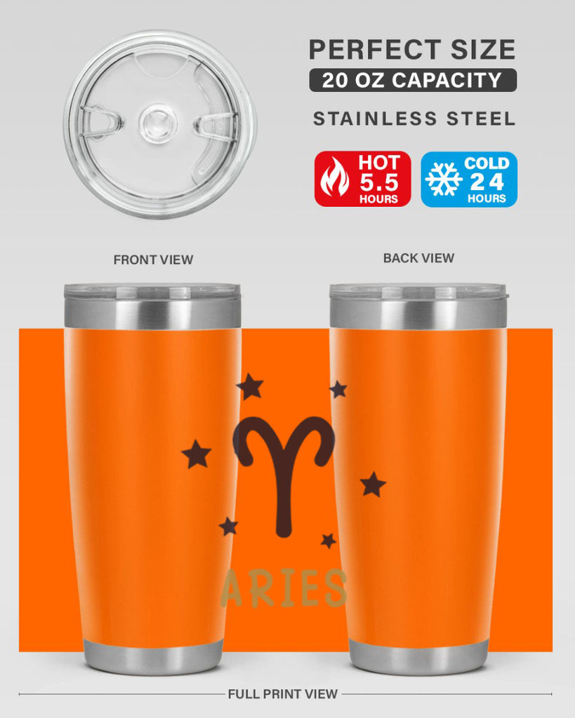aries 135#- zodiac- Tumbler