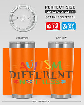 autism different not less Style 5#- autism- Tumbler