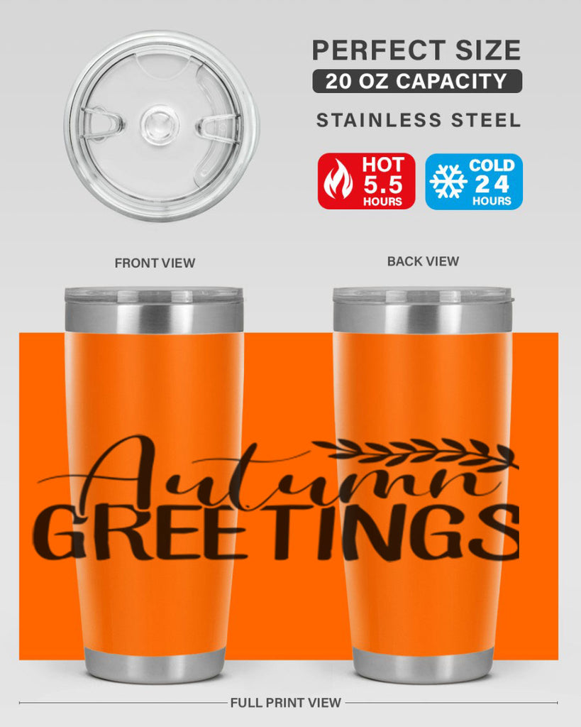 autumn greetings 13#- fall- Tumbler