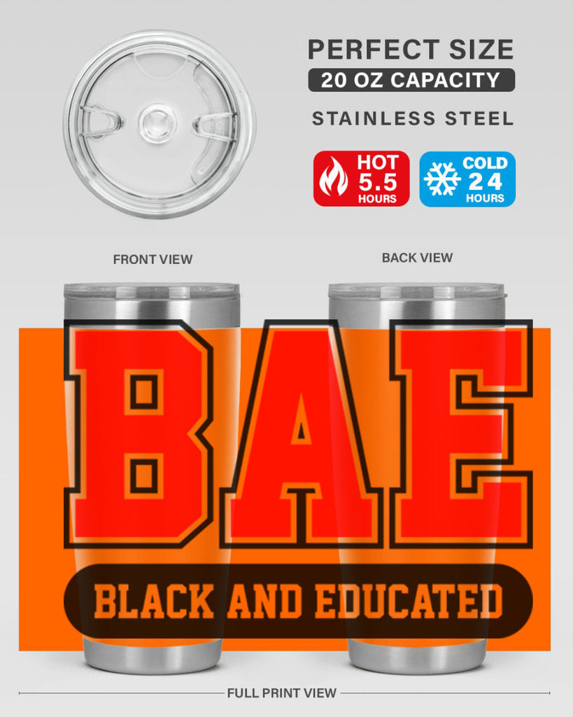 bae black and educated 266#- black words phrases- Cotton Tank