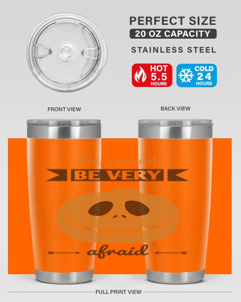 be afraid be very afraid 151#- halloween- Tumbler