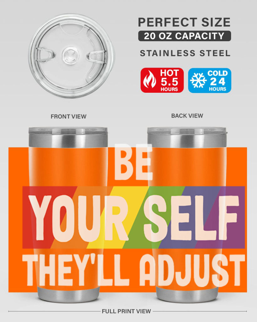 be yourself theyll adjust rainbow lgbt 160#- lgbt- Tumbler