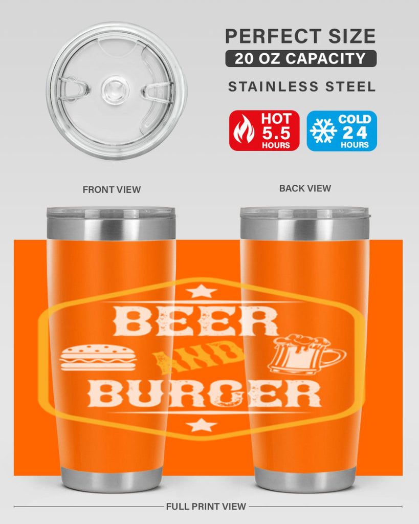 beer and burger 111#- beer- Tumbler