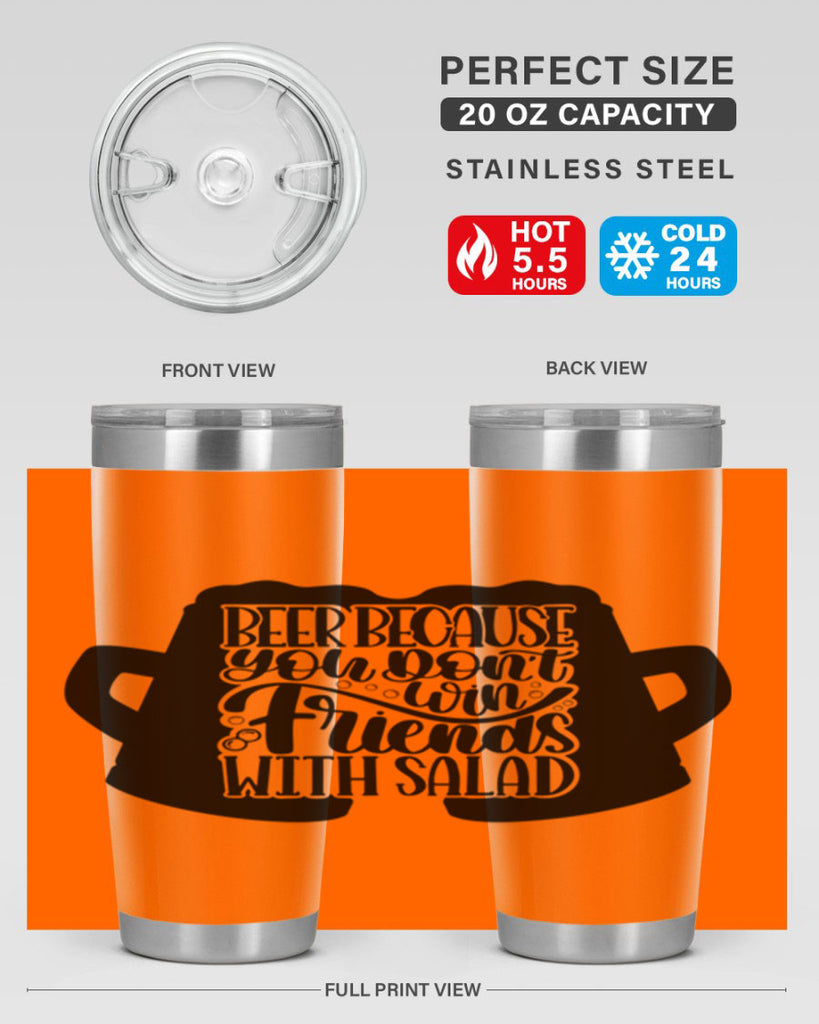 beer because you dont win 50#- beer- Tumbler