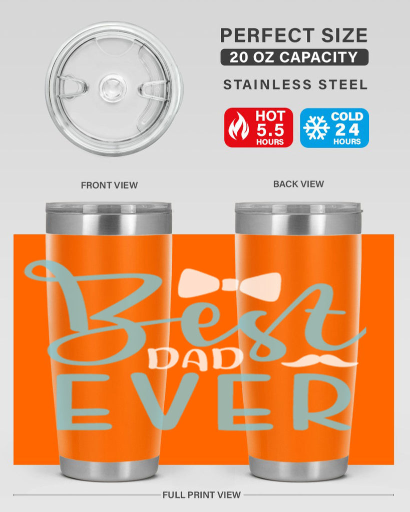 best dad ever 109#- fathers day- Tumbler