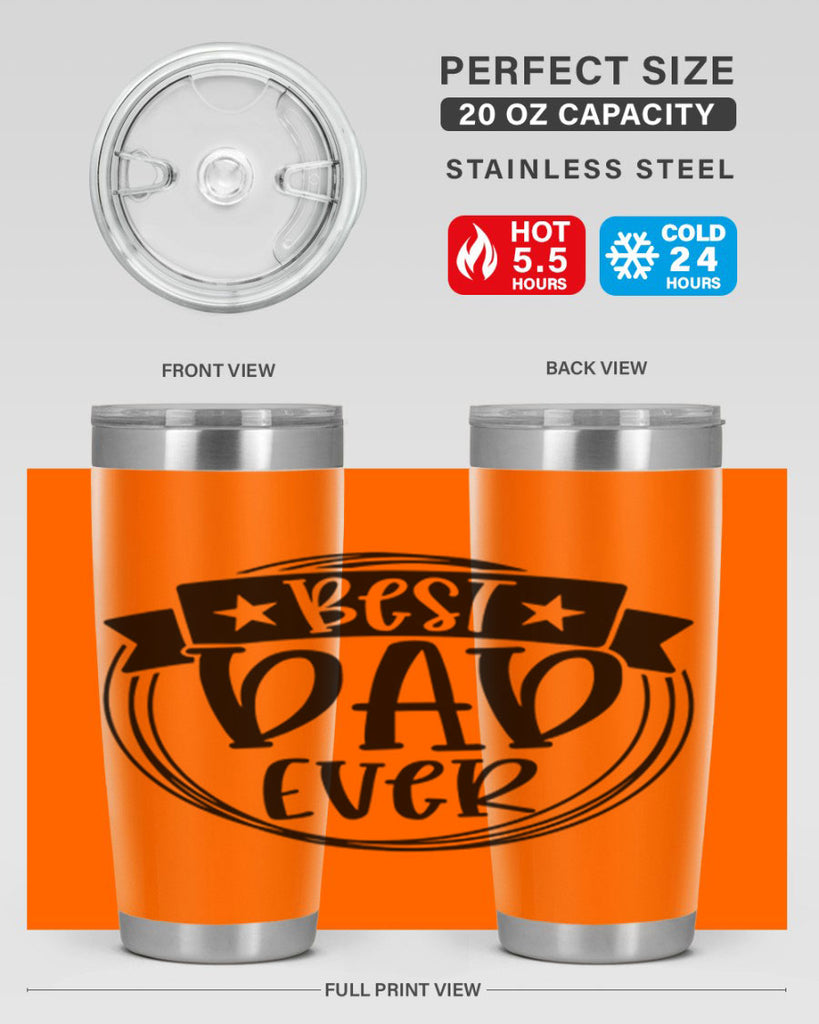 best dad ever 72#- fathers day- Tumbler