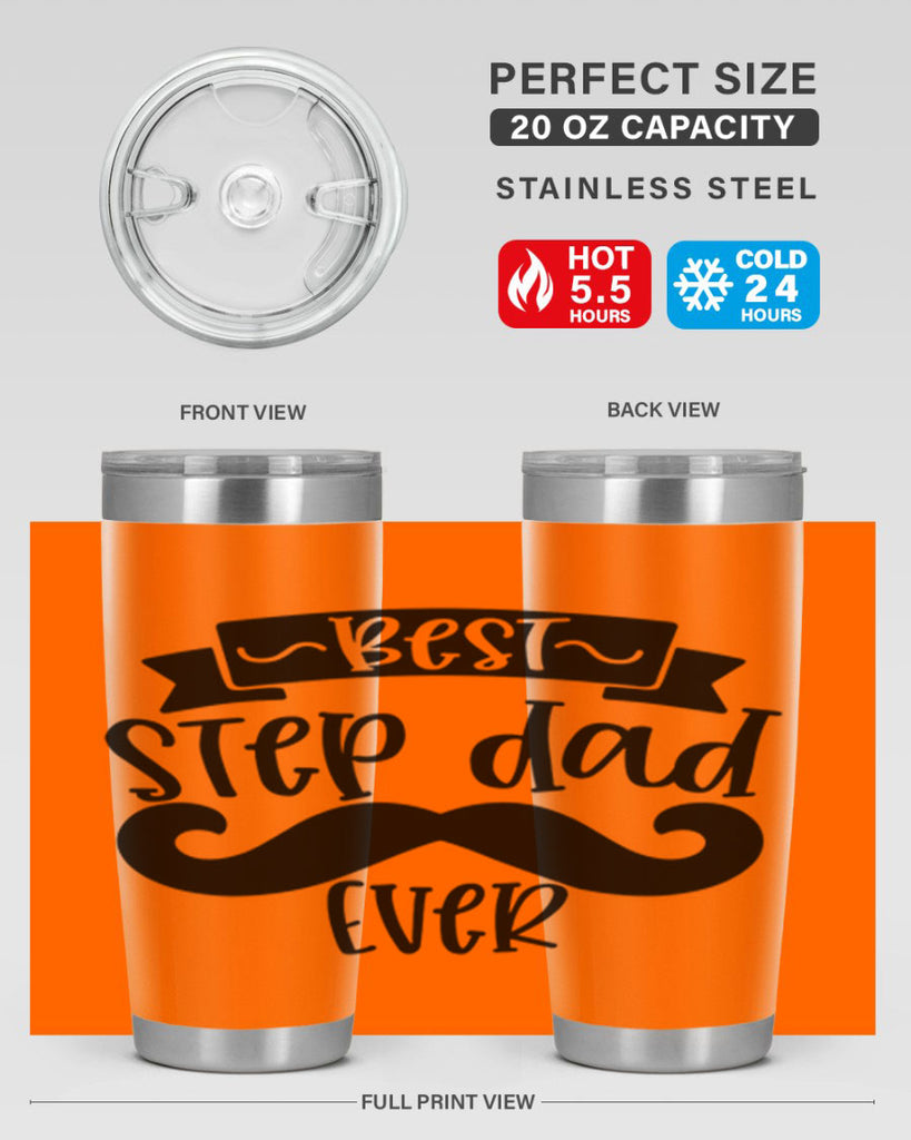 best step dad ever 70#- fathers day- Tumbler