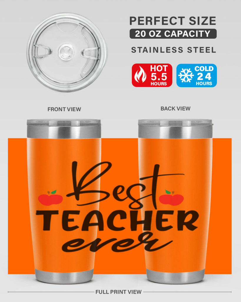 best teacher ever Style 188#- teacher- tumbler