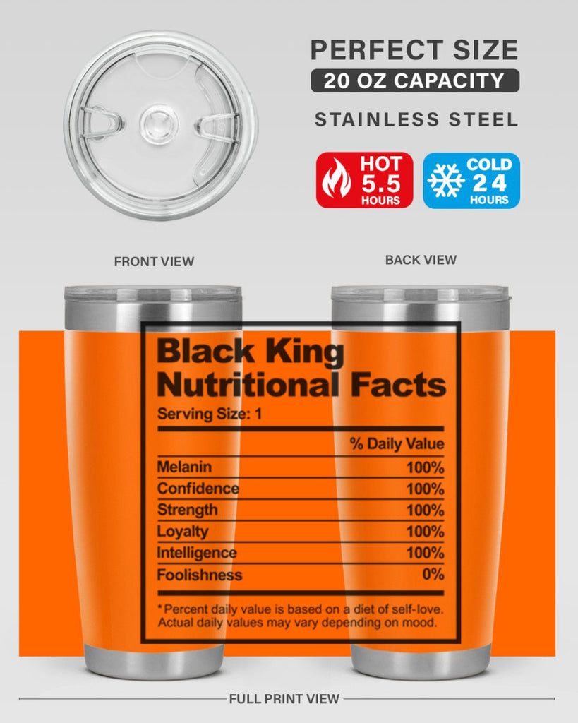 black king nutritional facts 231#- black words phrases- Cotton Tank